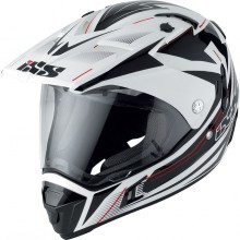 IXS Шлем для мотокросса HX 297 ROUTE с визором белый