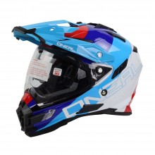 ONEAL Шлем Sierra Adventure Helmet EDGE красный/синий/белый