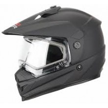XTR Шлем кроссовый со стеклом DSE1 черный матовый