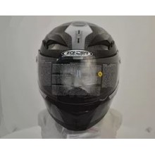 Шлем интеграл ZONDER-807 A Solid Black/ZZ2