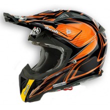 Airoh Кроссовый шлем Aviator2.1 Linear BICOLOR чёрно-оранжевый