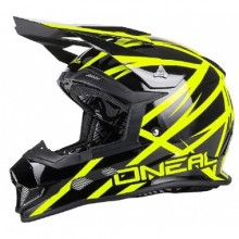 ONEAL Шлем кроссовый 2Series Helmet Thunderstruck черно-желтый неоновый