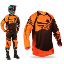 футболка fly racing evolution clean 2.0 black&orange