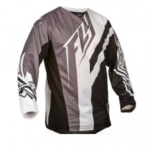 fly racing kinetic division black&white