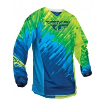 fly racing kinetic glitch blue&yellow
