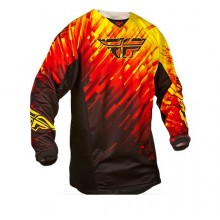 fly racing kinetic glitch red&black&yellow