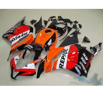 Комплект пластика для мотоцикла Honda CBR 600 RR 09-12 Repsol оранжевый